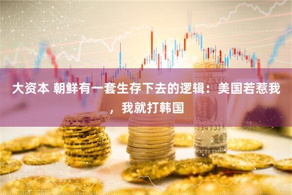 大资本 朝鲜有一套生存下去的逻辑：美国若惹我，我就打韩国