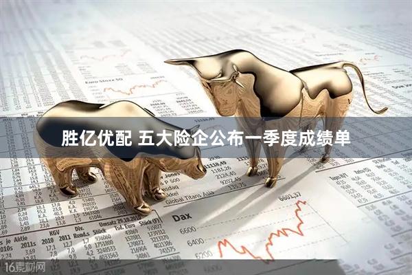 胜亿优配 五大险企公布一季度成绩单