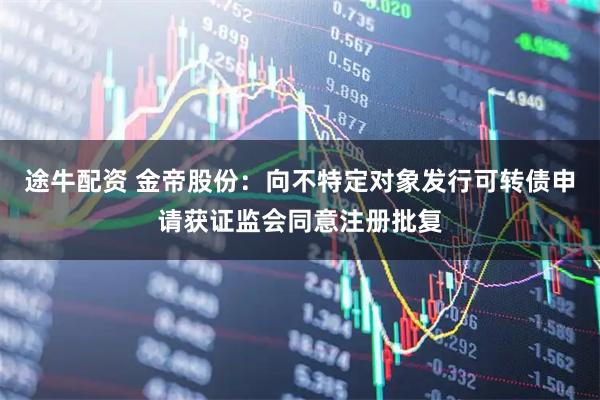 途牛配资 金帝股份：向不特定对象发行可转债申请获证监会同意注册批复